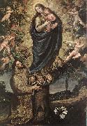 CARDUCHO, Vicente Vision of St Francis of Assisi fg oil on canvas